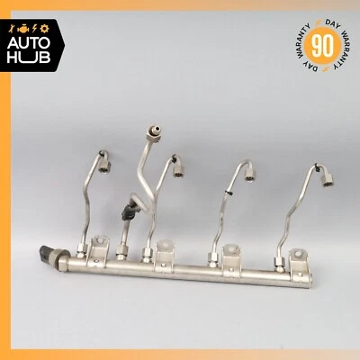 09-12 BMW F04 750i 650i 550i N63 4.4L trilho de combustível lateral esquerdo do motorista com sensor fabricante de equipamento original - Imagem 1 de 4