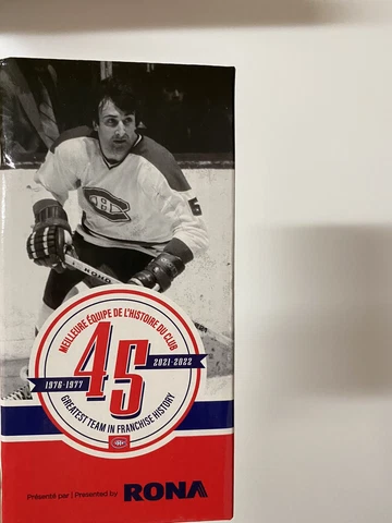 NHL MONTREAL CANADIENS 4/15/2022 SGA BOBBLEHEAD NODDER 45th Anniversary MINT Wow Cover
