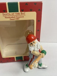 1987 - Santa at the Bat - Hallmark Keepsake ornamento Navidad - Imagen 1 de 5