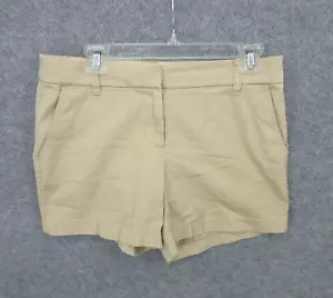 J.CREW Womens Shorts Size 6 Re-Imagined Chino Style Beige 100% Cotton New - Picture 1 of 12
