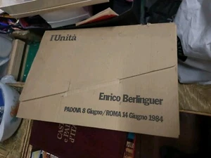 Cartella originale L'Unità Enrico Berlinguer - 1984 - Foto 1 di 11