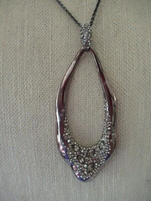 NUEVO SIN ETIQUETAS Alexis Bittar Collar Colgante Largo Incrustado 3.25 Pulgadas/Paca Incrustada Foto 1 de 4