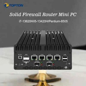 Firewall Mini PC 4*/2*10G SFP+Intel i7 13620H i5-13420H 8505 Industrial Computer - Picture 1 of 19