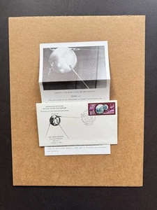 US 1977 Flight Millstone Cover#56 +1st earth Satellite Sputnik 1 by Russia +Info - Picture 1 of 1
