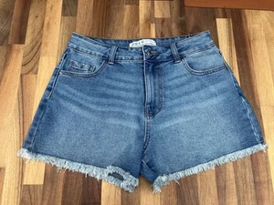 Primark Women's Medium Blue Denim Shorts Size 10 UK - Picture 1 of 5