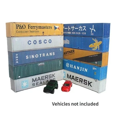 45FT Shipping Container Model 1:64 Scale City Cargo Container Scene Prop Model - Image 1 of 4