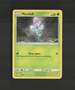 Morelull 3/18 Detective Pikachu Common Holo Pokemon Card DMG - Picture 1 of 10