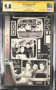 STAR TREK #500 "GARY SEVEN WATCH" VARIANTE GALAXYCON (B/N) 9.8 JEFF EDWARDS CGC - Foto 1 di 2