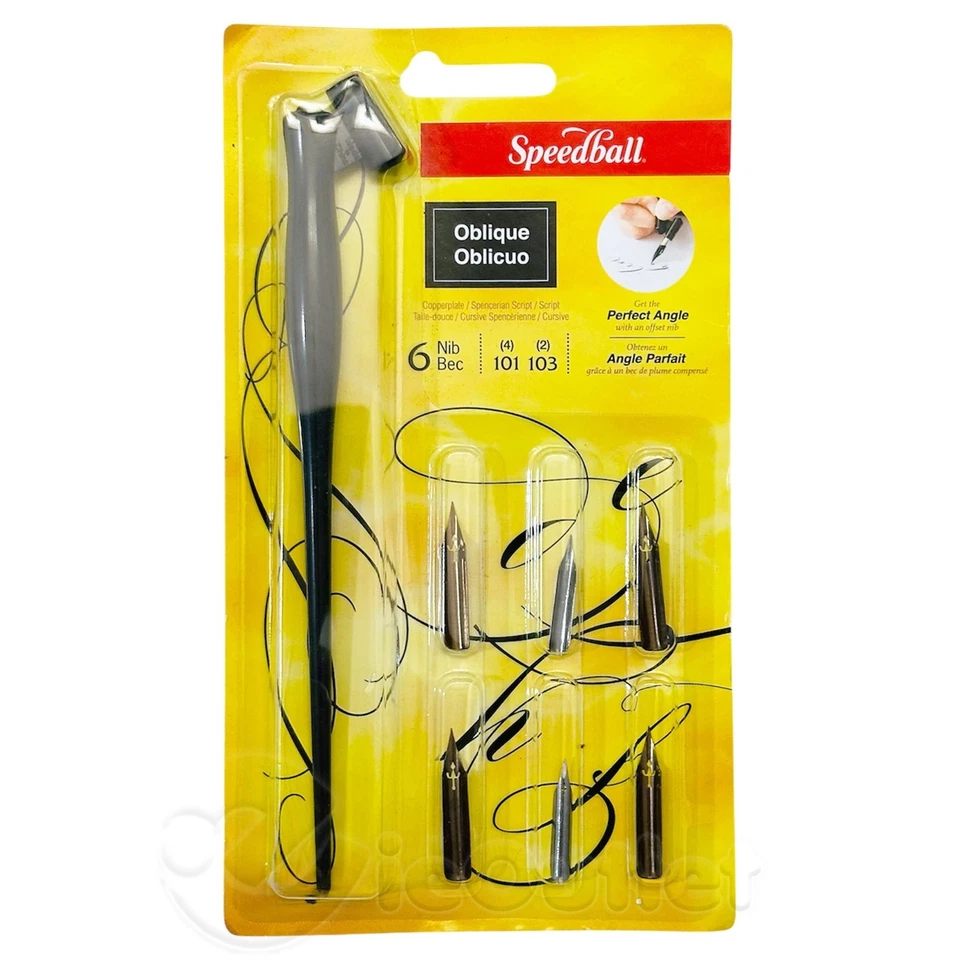 Speedball Oblique Pen Set