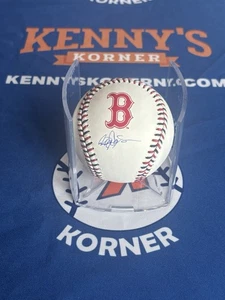 Boston Red Sox Legend Autographed Red Sox Logo Stitch Baseball JSA / COA - Picture 1 of 6