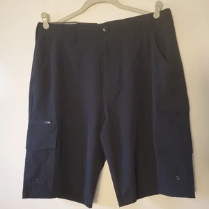 Pantalones Cortos Iron Co Para Hombre Carga Elastizados Tecnología Negros Talla 34 X 10 Nuevos con Etiquetas - Imagen 1 de 9