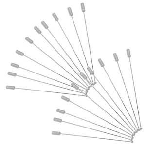 20 Pcs Handmade Metal Brooch Miss Thin Safety Long Stick Extra Boutonniere - Picture 1 of 12