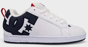 DC Court Graffik White Navy Red Mens Skate Trainers Shoes - Bild 1 von 1