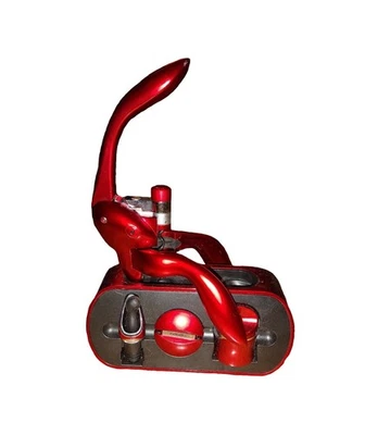 Metrokane Abridor de Botellas de Vino Herramienta de Vino Kit de 5 Piezas Rojo Brillante y Negro Foto 1 de 4