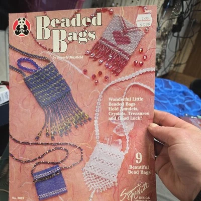 Beaded Bags Suzanne McNeill Pattern Booklet 9 Designs #3083 Design Originals - Image 1 of 4