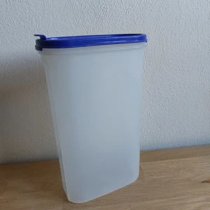 Tupperware Dose 2,9l  Blauer Deckel Mit Schütte Aufbewahrungsdose Müslidose - Bild 1 von 4
