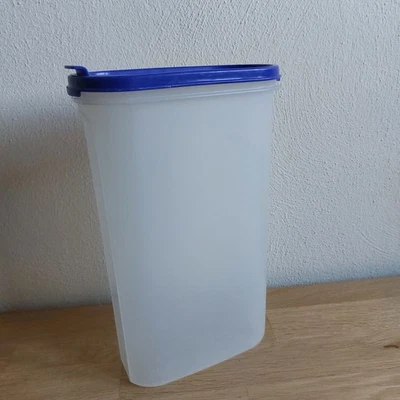 Tupperware Dose 2,9l  Blauer Deckel Mit Schütte Aufbewahrungsdose Müslidose - Bild 1 von 4