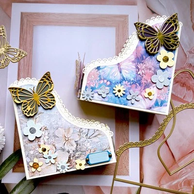 3D Pocket Album Metal Cutting Dies Stencil Card Making Scrapbooking Paper Crafts - Image 1 of 4