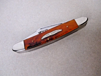 Vintage Parker Cut Co Japan 3 Blade Stockman Knife Knives Neat Shield - Image 1 of 4