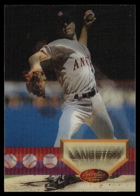 1994 Sportflics 2000 Mark Langston California Angels #38 - Image 1 of 2