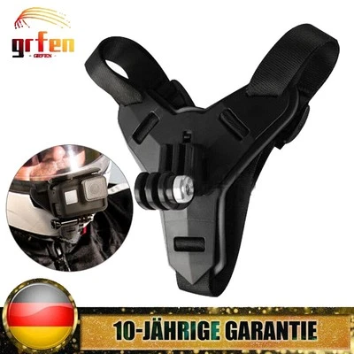 MARKENLOS Motorradhelm Halterung Kinnhalterung für GoPro Hero 11 10 9 8 7 6 Action Kamera