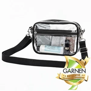 Garnen Clear Bag for Stadium Events, Clear Purse Crossbody Bags Stadium Approved - Picture 1 of 5
