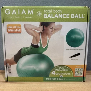 Gaiam Total Body Balance Ball And Pump - Picture 1 of 17