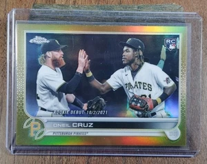 2022 Topps Chrome Update - Rookie Debut Oneil Cruz #USC74 Gold Refractor /50 - Bild 1 von 4