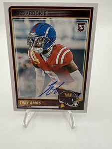 Trey Amos 2025 Score #92 Autografo - Foto 1 di 2