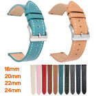 18 22mm 24 20mm Watch Band Quick Release Ultra Thin Genuine Leather Watch Strap