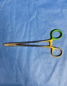 Jarit 121-255 Tungsten Carbide Carb-Bite Needle Holder 5" - Picture 1 of 7
