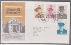 Great Britain 1974 Winston Churchill Cover 152b FDC Edinburgh to Oxted
