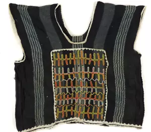 Camisa infantil Wodaabe Bororo algodón textil bordado - Imagen 1 de 4