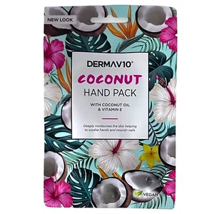 Aceite de coco máscara de mano guantes hidratante tratamiento manual paquete de manos - Imagen 1 de 14