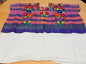 Vintage Huipil Guatemalan / South American Handmade Tunic #9 - Picture 1 of 7