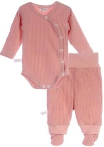 Body Hose 2Tlg Baby Anzug Wickelbody 44 50 56 62 68 74 80 - Bild 1 von 6