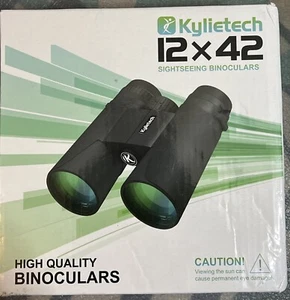 Kylietech 12X42 Binoculars with Tripod Mount, Professional HD Compact Carry Case - Picture 1 of 2