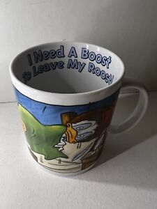 Huge Donald Duck Coffee Mug Cup Huey Dewey Louie Disney