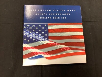 2007 United States Mint Annual Uncirculated Dollar Coin Set! - Image 1 of 4