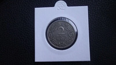 Germany 2 Reichsmark 1926 E   silver coin - Image 1 of 2