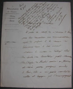 Wolowski. Lettre arrivée Comtesse de KALERGI (Mieceslas) Empire de Russie. 1840. - Picture 1 of 2
