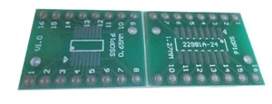 2 Stück SMD IC Adapterplatine SOP16 SSOP16 auf RM 2,54 mm Leiterplatte SSOP 16 - Bild 1 von 1