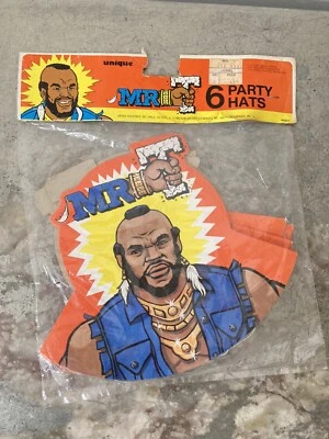 RARE Chapeau De Fête MISTER T : L'Agence Tous Risques The A Team neuf En Sachet - Photo 1/4
