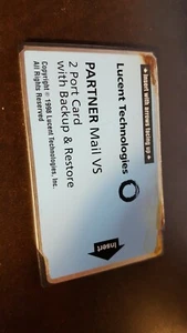 Tarjeta de expansión de 2 puertos Lucent Partner Mail VS 50A tarjeta de memoria 108344268 - Imagen 1 de 2