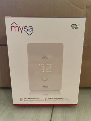 MYSA NEW SMART THERMOSTAT FOR ELECTRIC BASEBOARD HEATERS MODEL: MYSA BB V2-0-L - Image 1 of 3