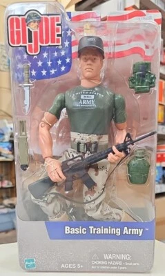 GI JOE 12" Figura Entrenamiento Básico Ejército Infantería Soldado, HABRO, 2001 NUEVO EN CAJA (11K) Foto 1 de 3