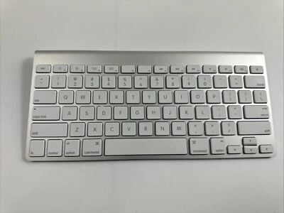 Apple Wireless Keyboard A1314 Gray Bluetooth Mac Aluminum Genuine OEM - Image 1 of 4