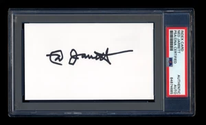 NED JARRETT SIGNED MINT INDEX CARD PSA/DNA AUTOGRAPHED NASCAR MOTORSPORTS HOF - Picture 1 of 1
