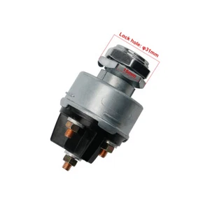 4 Position Ignition Switch Lock Cylinder Fit for Jeep Willys 1946-1958 w/ 2 Keys - Picture 1 of 5