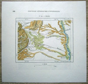 Mapa Perron 1884 Jericó, Palestina, #146 - Imagen 1 de 1